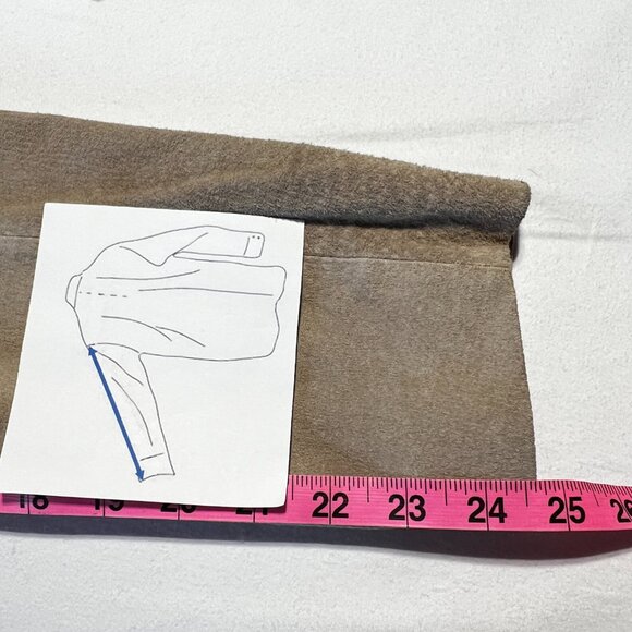 Style & Co. Suede Blazer (Size L) Quiet Luxury Statement Edgy & Elegant Suede - Picture 10 of 12